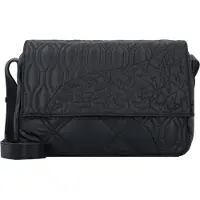 Desigual Stilvolle schwarze Umhängetasche für Damen mit praktischen Taschen