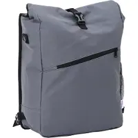vidaXL Fahrradtasche Grau 33 x 16 x 60 cm Polyester