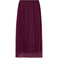 Rich & royal Plisseerock , Damen, Gr. XS, rot (ruby glow), Web, Obermaterial: 100% Polyester, ca. Mitte Wade, Röcke Plisseerock, mit elastischem Bund