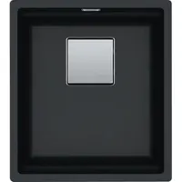 Franke Kubus 2 - Fragranitspüle KNG 110-37, 410x460 mm, Onyx 125.0670.900