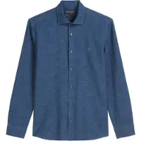 Marc O'Polo Langarmhemd , Herren, Gr. XXL, N-Gr, bunt (multi, schwarz navy), Web, Obermaterial: 100% Baumwolle, 2-Knopf-Manschette, Hemden Langarmhemd, weiche, leichte Chambray-Qualität