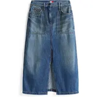 Tommy Hilfiger Jeansrock Claire DW0DW21070 Dunkelblau Regular Fit