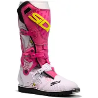 Sidi Crossair HD Billy Bolt Special Edition Weiß Pink Motocross Stiefel Größe 45