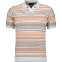 Ragman Rundhalspullover , Herren, Gr. 58, bunt gestreift, 942, Feinstrick, 100% Baumwolle, Pullover Rundhalspullover