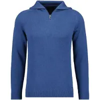 Ragman Troyer , Herren, Gr. 56, blau (blau saphire, 705), Strick, 100% Baumwolle, Pullover Troyer