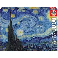 Educa Das Holzpuzzle Die Sternennacht Von Vincent Van Gogh 1000 Stücke
