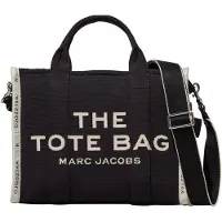 Marc Jacobs The Medium Tote Tasche aus schwarzem Canvas