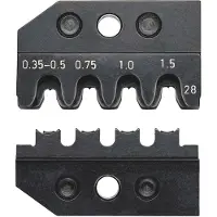 Knipex 97 49 28 Crimpeinsatz für Stecker der AMP-Superseal 1.5 Serie von Tyco Electronics