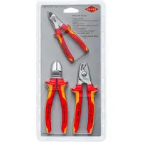 Knipex Super-Knirps 00 31 30 BK V02 Zangen-Set (00 31 30 BK V02)