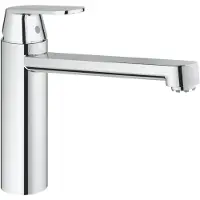 GROHE Eurosmart Cosmopolitan Einhand-Spültischarmatur, Niederdruck, Ausladung 221mm, mittelhoch, schwenkbar, 30194000