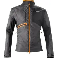 Acerbis Enduro One Motorrad Textiljacke, schwarz/orange, M