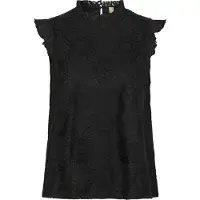 Culture Kurzarm-Bluse CUSIGLA Relaxed fit in Black | Gr.: XXL