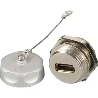 EFB Elektronik EFB IP67DFKHDMIFL HDMI IP67 Durchführungskupplung,Type A Buchse / Type A Buchse
