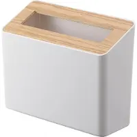 Yamazaki Tischabfalleimer aus Harz und Holz Trash