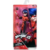 Orbico MIRACULOUS – Große Puppe / Figur Ladybug, Cat Noir & Kwami Tikki – 26 cm