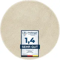 Andiamo Badematte "Arezzo, Badvorleger, Badezimmer Teppich, Duschvorleger", beige (creme), H:16mm, Polyester, Badematten, Badematte, unifarben, auch in rund & als 2er Set erhältlich