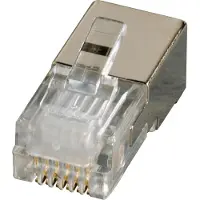 EFB Elektronik Modular-Stecker RJ12 STP, E-MO 6/6G, 100 Stück Hersteller: (37500.1-100)
