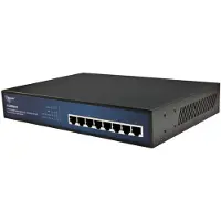 ALLNET ALL8808POE, Unmanaged, L2, Gigabit Ethernet (10/100/1000), Power over Ethernet (PoE), Rack-Einbau