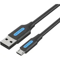 Vention Kabel USB 2.0 A auf Micro USB COLBI 3A 3m schwarz