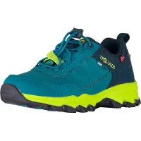 TROLLKIDS Trolltunga Hiker Low XT wasserdichte Kinder Wanderschuhe blau EU 35