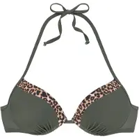 LASCANA Push-Up-Bikini-Top "Adelin" mit bedruckten Einsätzen
