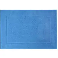 Framsohn Frottier Badematte "Essential", blau (azur), H:11mm, Baumwolle, Badematten, Badematte, Baumwolle, Badvorleger, dicht gewebt, Hotelmatte, Zwirnfottier