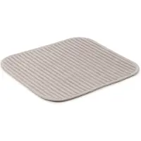 Gozze "Berlin" Höhe 7 mm rutschhemmend beschichtet fußbodenheizungsgeeignet Badteppich, Uni Farben, Cord Optik, waschbar