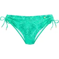 Jette Bikini-Hose "Floretta", Damen, Gr. 40, N-Gr, grün (grün bedruckt), Recycling-Polyamid, bedruckt, Badehosen Bikini-Hose, in Ton in Ton-Harmonie