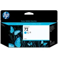 HP 72 Cyan DesignJet Druckerpatrone, 130 ml, DesignJet T610-Druckerserie, T620-Druckerserie, T770-Druckerserie, T1100-Druckerserie,..., Thermal Inkjet, Cyan, Business, Singapur, 202 mm