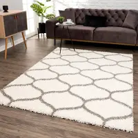 Sanat Hochflor-Teppich "Madrid", rechteckig, 30 mm Höhe, Wohnzimmer, Langflor, Shaggy Teppich