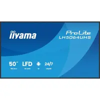 Iiyama LH5564UHS-B1AG, Digital Signage Flachbildschirm, 139,7 cm (55"), 3840 x 2160 Pixel, WLAN, 24/7