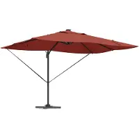 vidaXL Sonnenschirm 352 x 251 x 265 cm Polyester und Aluminium