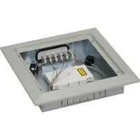 EFB Elektronik FTTH Unterputzverteiler inkl. Spleisskassette und Verteilerplatte für Kupplungen