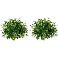 Creativ Green Kunstkranz "Eukalypthushalbkugel"