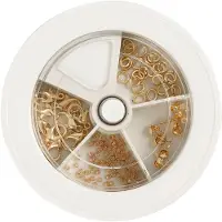 Creativ Company 100256, Schmuck-Set, Gold, 50 Stück(e), 10 Stück(e), 20 Stück(e), 5 m