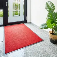 Otto Home Fußmatte "Emil", rot, B:60cm H:6mm L:90cm, Polyamid, Teppiche, Fußmatte, Schmutzfangmatte für den Innenbereich, unifarben