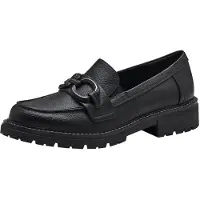 Jana Damen 8-24763-42 Loafer, Schwarz, 38 EU