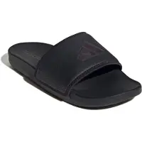Adidas Badesandale SPORTSWEAR "ADILETTE COMFORT BADESCHLAPPEN", Damen, Gr. 37, schwarz (core schwarz, aurora metallic, aurora schwarz), Synthetik, Textil, Schuhe Badesandale, Badelatschen