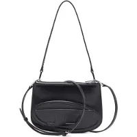 Diesel Hobo Bags - 1Dr Twin Shoulder Bag - Leather - Black - Gr. unisize - in Schwarz - für Damen