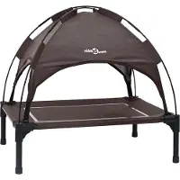 vidaXL Hundebett 71 x 64 x 71 cm Stahl Braun