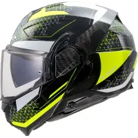 LS2 FF910 Advant II Astral Helm, schwarz/neon-gelb, 2XL (63/64)