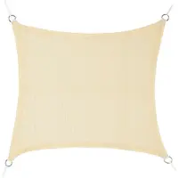 Faura - Beige Square Sail Shade 150gr/m2 | 5 x 5 Meters