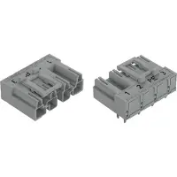Wago 770-854/011-000/062-000 Stecker für Leiterplatten,abgewinkelt,4-polig,grau 770854011000062000 - 50 Stück