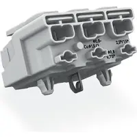 Wago 294-5153 Netzanschlussklemme mit PE-Direktkontakt mit RastfüÃen 1-PE-N 3-po
