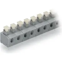 Wago 235-505/331-000 Leiterplattenklemme,Drücker,1,5 mm2,grau 235505331000 - 30 Stück