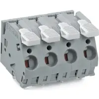 Wago 2706-257 Leiterplattenklemme,Hebel,6 mm2,grau 2706257 - 15 Stück