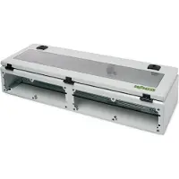 Wago 850-815/002-000 IP65-Systemgehäuse,Stahlblech (RAL 7035),BxHxT (300x120x200 mm) 850815002000