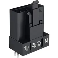 Wago 890-814 Stecker für Leiterplatten,gerade,4-polig,schwarz 890814 - 50 Stück