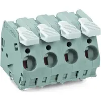 Wago 2706-202/000-004 Leiterplattenklemme,Hebel,6 mm2,schwarz 2706202000004 - 70 Stück