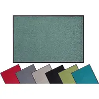 Otto Home Fußmatte "Clean & Walk" Gr. 62, grün (olivgrün), B:40cm H:7mm L:60cm, Polyamid, Teppiche, Fußmatte, Schmutzfangmatte, Türmatte, In- und Outdoor, Teppich, Läufer, waschbar, Topseller